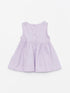 LC Waikiki Crew Neck Short Sleeve Baby Girl Dress